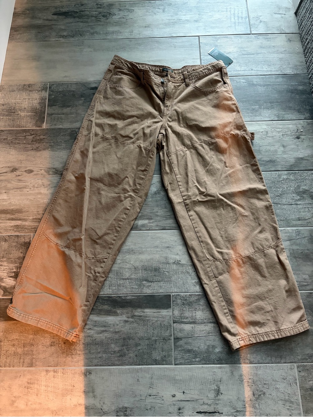 Woman’s  Casual Tan Workwear Pants
